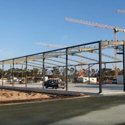 The Construction Of Steel Frame Wearehouse In Limassol Casino