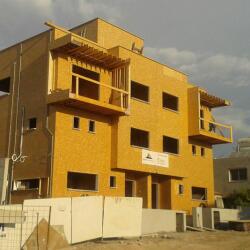 Timber Frame Construction Of A Building