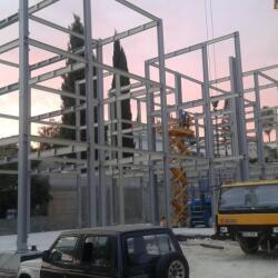 Steel Frame Private Residence In Erimi Construction Process